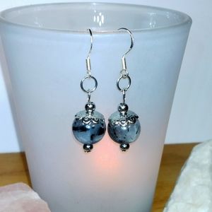 Tourmalinated Quartz earrings
